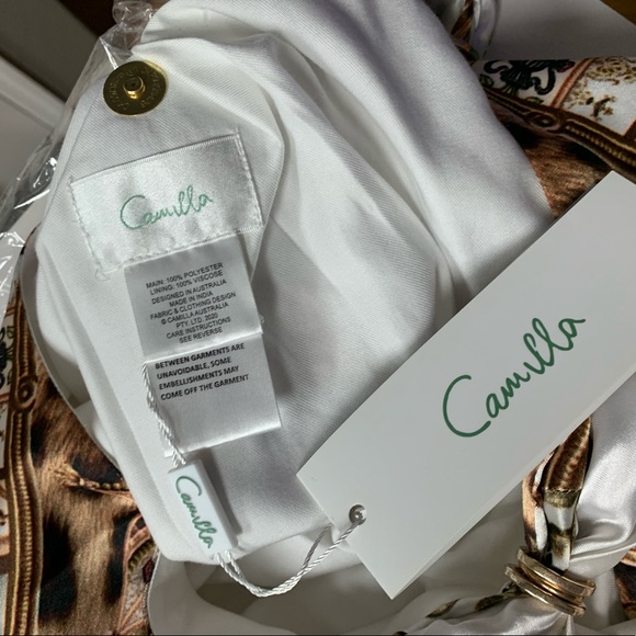 CAMILLA *Mind Your Manor* ascot tie mini beach boho bag purse SOLD OUT - Picture 8 of 11